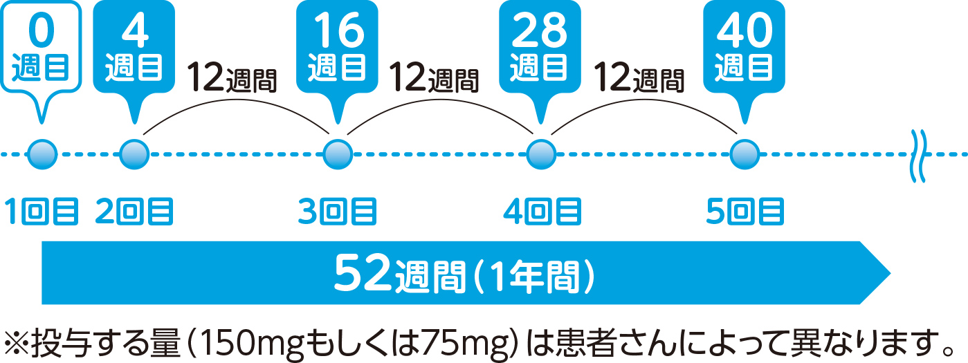 スキリージ®の投与間隔